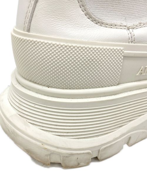 ALEXANDER McQUEEN（アレキサンダーマックイーン）ALEXANDER McQUEEN (アレキサンダーマックイーン) TREAD SLICK CHELSEA Boots ホワイト サイズ:37 1/2の古着・服飾アイテム