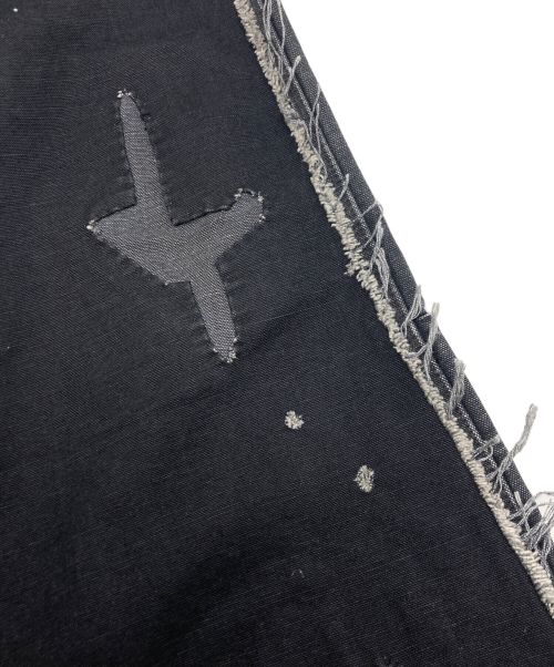 SAINT MICHAEL（セントマイケル）SAINT MICHAEL (セントマイケル) DENIM DOUBLE KNEE ブラック サイズ:Mの古着・服飾アイテム