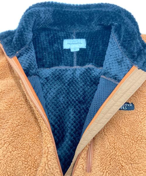 thisisneverthat（ディスイズネバーザット）thisisneverthat (ディスイズネバーザット) High Loft Fleece Vest オレンジ サイズ:SIZE Lの古着・服飾アイテム