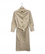 SOEJUソージュ）の古着「ソフトオックスシャツワンピース」｜ベージュ