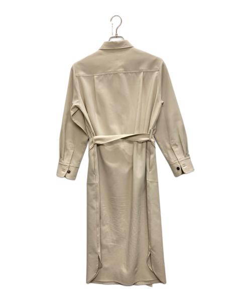 SOEJU（ソージュ）SOEJU (ソージュ) ソフトオックスシャツワンピース ベージュ サイズ:SIZE Sの古着・服飾アイテム