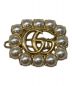 GUCCI（グッチ）の古着「Pearl Double G Hair Clip」｜ホワイト×ゴールド