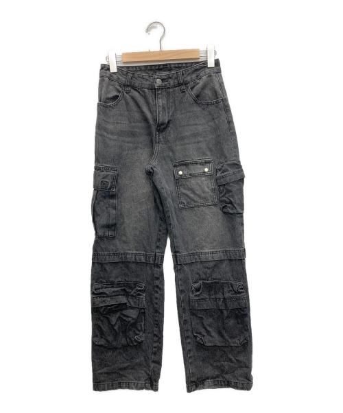 X-GIRL（エックスガール）X-girl (エックスガール) POCKET DENIM PANTS ブラック サイズ:SIZE Sの古着・服飾アイテム