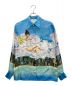CASABLANCA（カサブランカ）の古着「Printed Classic Silk Twill Shirt」｜ブルー