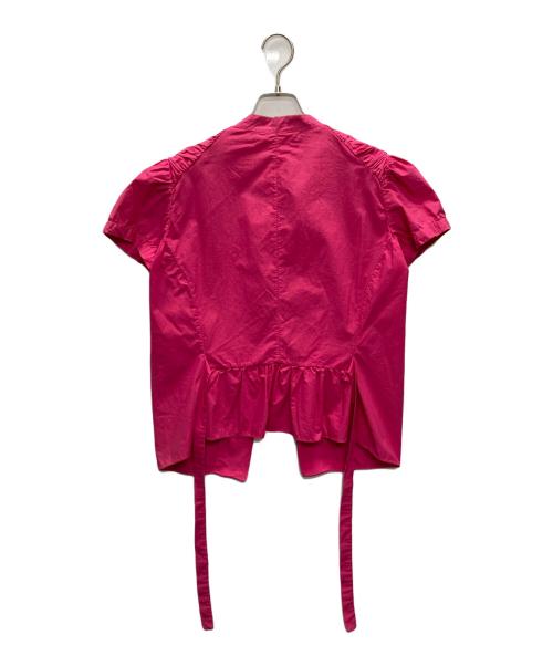 MARNI（マルニ）MARNI (マルニ) S/Sギャザーブラウス ピンク サイズ:SIZE 42の古着・服飾アイテム