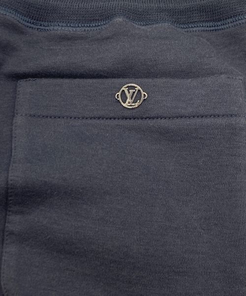 LOUIS VUITTON（ルイ ヴィトン）LOUIS VUITTON (ルイ ヴィトン) トラベルジップスウェットパンツ ネイビー サイズ:Lの古着・服飾アイテム