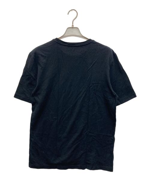 LOUIS VUITTON（ルイ ヴィトン）LOUIS VUITTON (ルイ ヴィトン) コットンシルククルーネックカットソー ブラック サイズ:SIZE XLの古着・服飾アイテム