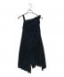 ANN DEMEULEMEESTER（アンドゥムルメステール）の古着「ノースリーブワンピース」｜ブラック