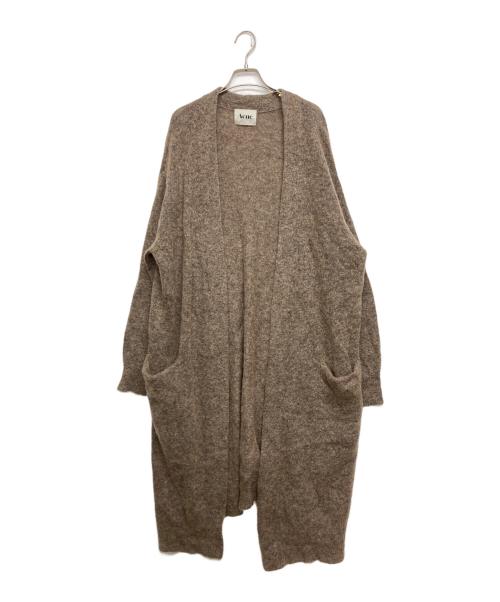 Acne（アクネ）Acne (アクネ) モヘアロングカーディガン ブラウン サイズ:SIZE Sの古着・服飾アイテム