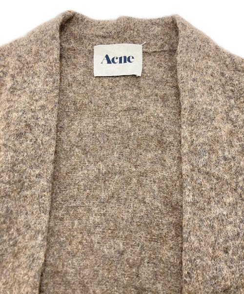 Acne（アクネ）Acne (アクネ) モヘアロングカーディガン ブラウン サイズ:SIZE Sの古着・服飾アイテム