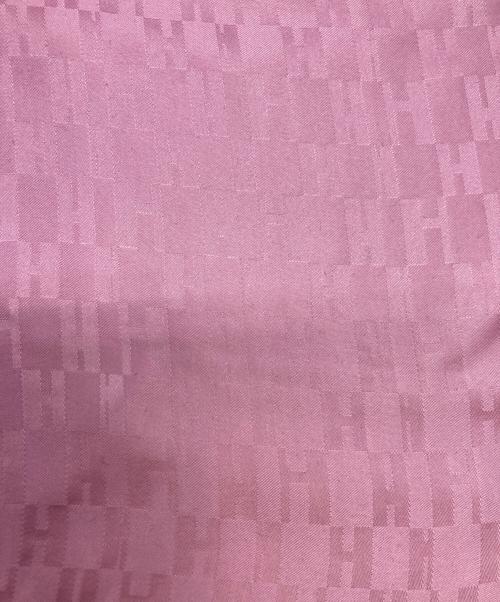 HERMES（エルメス）HERMES (エルメス) グランHポケットチーフ ピンクの古着・服飾アイテム