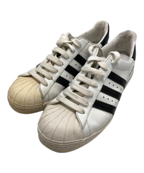 adidas（アディダス）adidas (アディダス) PRADA (プラダ) SUPER STAR ホワイト×ブラック サイズ:23.5cmの古着・服飾アイテム