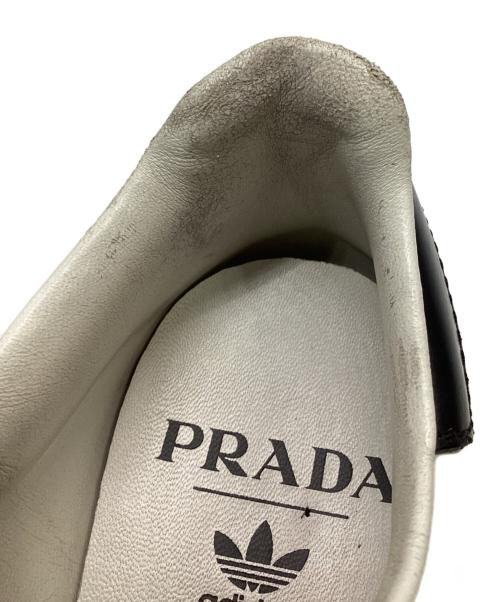 adidas（アディダス）adidas (アディダス) PRADA (プラダ) SUPER STAR ホワイト×ブラック サイズ:23.5cmの古着・服飾アイテム