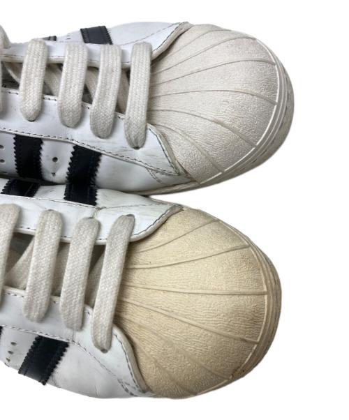 adidas（アディダス）adidas (アディダス) PRADA (プラダ) SUPER STAR ホワイト×ブラック サイズ:23.5cmの古着・服飾アイテム