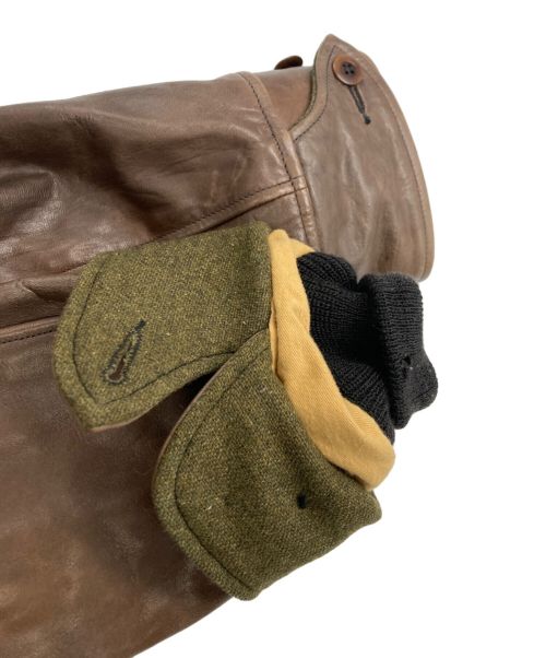 SUGAR CANE（シュガーケーン）SUGAR CANE (シュガーケーン) シングルレザージャケット ブラウン サイズ:38の古着・服飾アイテム