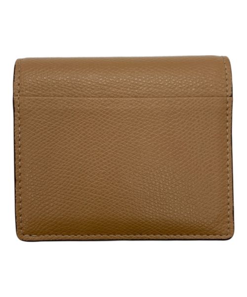 STELLA McCARTNEY（ステラマッカートニー）STELLA McCARTNEY (ステラマッカートニー) Stella Logo Grainy Alter Mat French Wallet キャメルの古着・服飾アイテム