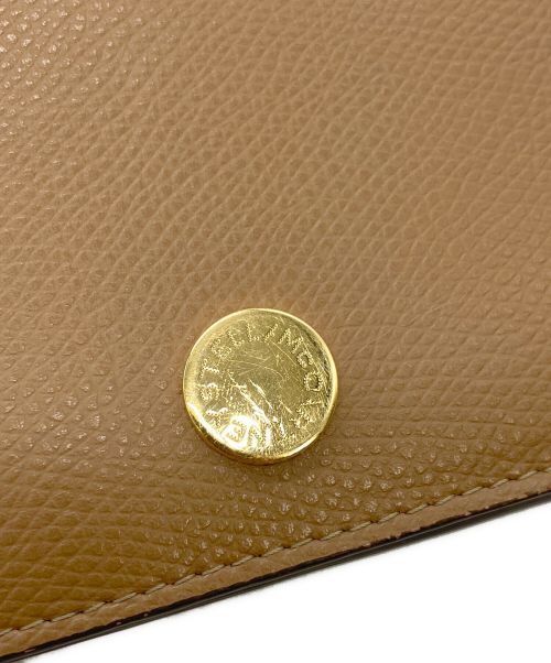 STELLA McCARTNEY（ステラマッカートニー）STELLA McCARTNEY (ステラマッカートニー) Stella Logo Grainy Alter Mat French Wallet キャメルの古着・服飾アイテム
