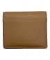 STELLA McCARTNEY (ステラマッカートニー) Stella Logo Grainy Alter Mat French Wallet キャメル：12000円
