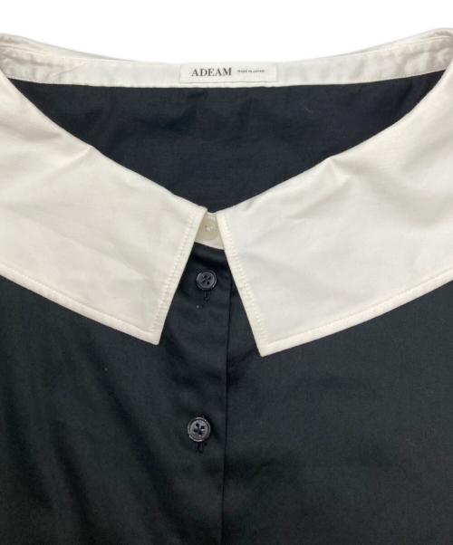 ADEAM（アディアム）ADEAM (アディアム) ノースリーブシャツブラウス ブラック サイズ:SIZE 0の古着・服飾アイテム
