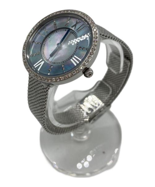 LUNAGE DIAMOND（ルナージュ ダイヤモンド）LUNAGE DIAMOND (ルナージュ ダイヤモンド) 腕時計 ブルーシェル文字盤の古着・服飾アイテム