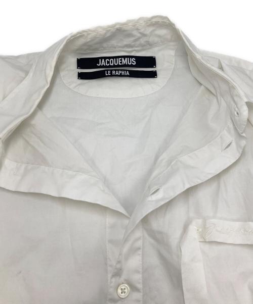 jacquemus（ジャックムス）jacquemus (ジャックムス) S/Sシャツ ホワイト サイズ:46の古着・服飾アイテム