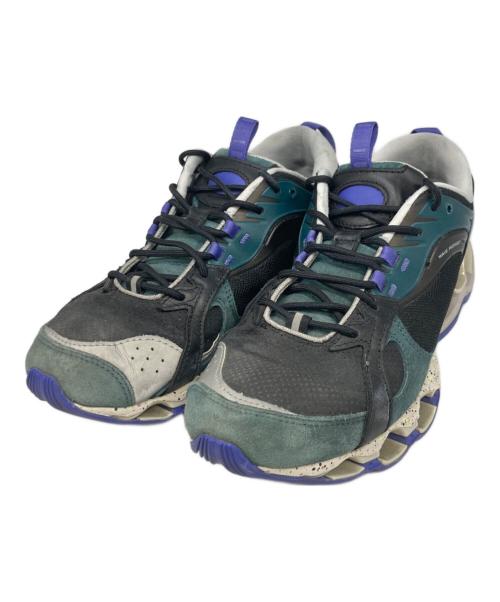 MIZUNO（ミズノ）MIZUNO (ミズノ) Graphpaper (グラフペーパー) WAVE PROPHECY/ウェーブ プロフェシー ブラック×ブルー サイズ:26.5ｃｍの古着・服飾アイテム