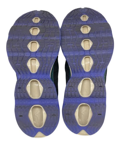 MIZUNO（ミズノ）MIZUNO (ミズノ) Graphpaper (グラフペーパー) WAVE PROPHECY/ウェーブ プロフェシー ブラック×ブルー サイズ:26.5ｃｍの古着・服飾アイテム