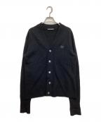Acne studiosアクネ ストゥディオス）の古着「NEVE FACE CARDIGAN」｜ブラック