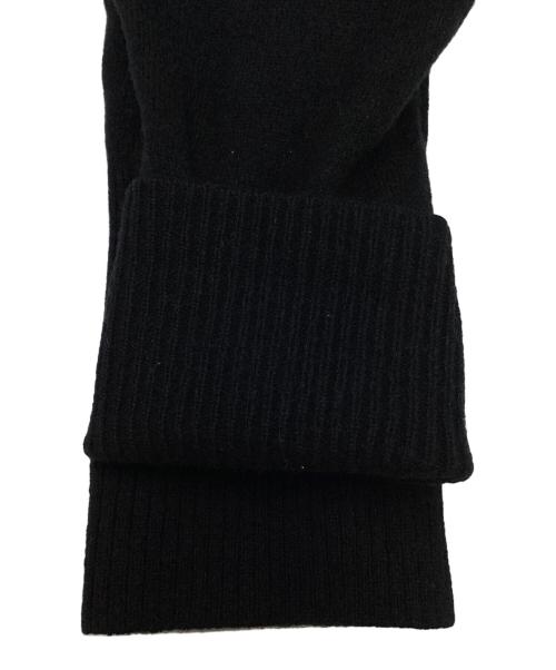 Acne studios（アクネ ストゥディオス）Acne studios (アクネ ストゥディオス) NEVE FACE CARDIGAN ブラック サイズ:SIZE Mの古着・服飾アイテム