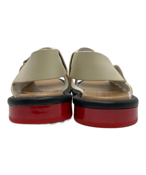 UNITED NUDE（ユナイテッドヌード）UNITED NUDE (ユナイテッドヌード) スクエアローサンダル ベージュ サイズ:SIZE 35の古着・服飾アイテム