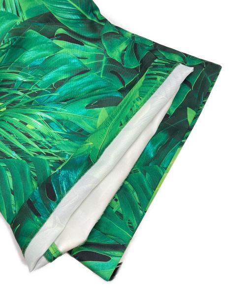 COMME des GARCONS HOMME PLUS（コムデギャルソンオムプリュス）COMME des GARCONS HOMME PLUS (コムデギャルソンオムプリュス) リーフプリントショートパンツ グリーン サイズ:SIZE Sの古着・服飾アイテム