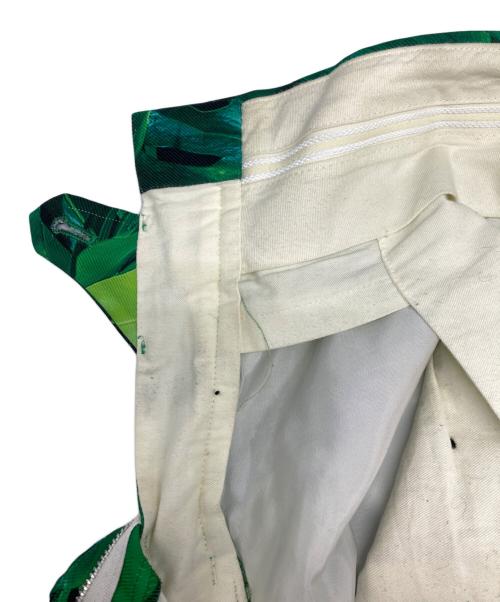 COMME des GARCONS HOMME PLUS（コムデギャルソンオムプリュス）COMME des GARCONS HOMME PLUS (コムデギャルソンオムプリュス) リーフプリントショートパンツ グリーン サイズ:SIZE Sの古着・服飾アイテム