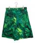COMME des GARCONS HOMME PLUS（コムデギャルソンオムプリュス）の古着「リーフプリントショートパンツ」｜グリーン