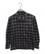 LOUIS VUITTONルイ ヴィトン）の古着「モノグラムチェックシャツ」｜グレー