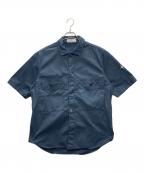 STONE ISLANDストーンアイランド）の古着「ガーメントダイオーバーシャツ」｜ネイビー