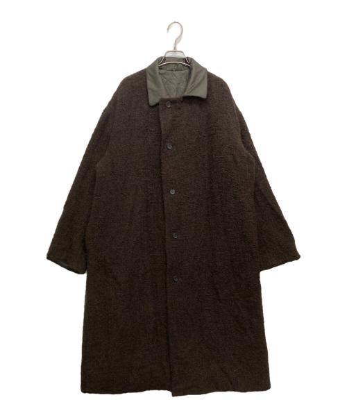 babaghuri（ババグーリ）babaghuri (ババグーリ) リバーシブルウールコート ブラウン サイズ:SIZE Lの古着・服飾アイテム