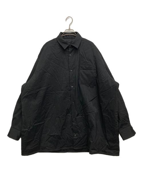 TARO HORIUCHI（タロウホリウチ）TARO HORIUCHI (タロウホリウチ) PADDED OVERSIZED SHIRT ブラック サイズ:SIZE 3の古着・服飾アイテム