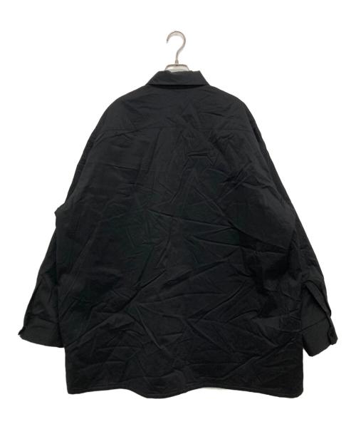 TARO HORIUCHI（タロウホリウチ）TARO HORIUCHI (タロウホリウチ) PADDED OVERSIZED SHIRT ブラック サイズ:SIZE 3の古着・服飾アイテム