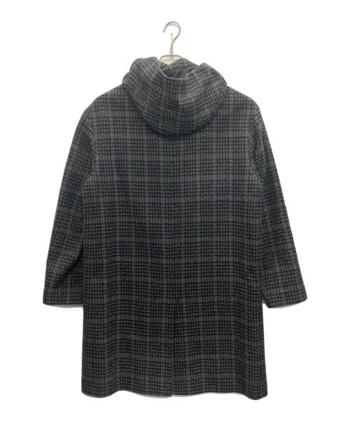 HEVO（イーヴォ）HEVO (イーヴォ) MONTEPARANOウールナイロン ダッフルコート ブラック サイズ:SIZE 48の古着・服飾アイテム