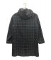 HEVO (イーヴォ) MONTEPARANOウールナイロン ダッフルコート ブラック サイズ:SIZE 48：23000円
