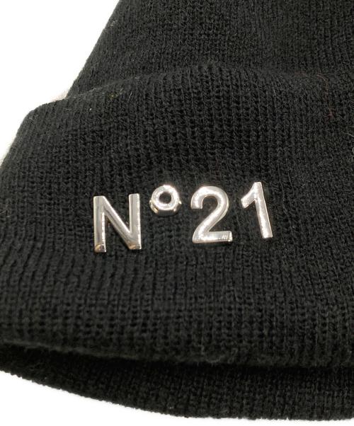 New Era（ニューエラ）New Era (ニューエラ) N°21 (ヌメロヴェントゥーノ) コラボビーニー ブラック サイズ:SIZE FREEの古着・服飾アイテム