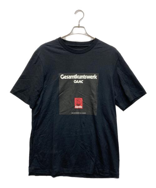 OAMC（オーエーエムシー）OAMC (オーエーエムシー) APOLLO T-SHIRT ブラック サイズ:Mの古着・服飾アイテム