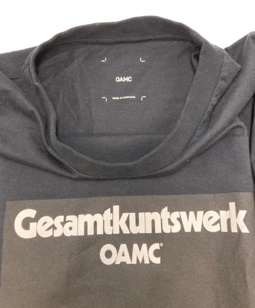 OAMC（オーエーエムシー）OAMC (オーエーエムシー) APOLLO T-SHIRT ブラック サイズ:Mの古着・服飾アイテム