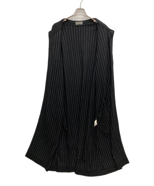 Yohji Yamamoto pour homme（ヨウジヤマモト プールオム）Yohji Yamamoto pour homme (ヨウジヤマモト プールオム) ウールロングカーディガン ブラック サイズ:SIZE 3の古着・服飾アイテム