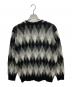 Needles (ニードルズ) アーガイルモヘアカーディガン ブラック×ホワイト サイズ:SIZE S：12000円