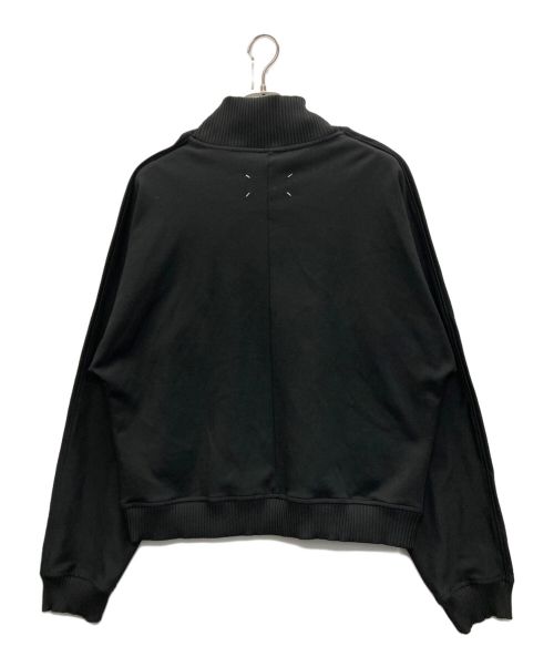 Maison Margiela（メゾンマルジェラ）Maison Margiela (メゾンマルジェラ) Contrast Zip Track Jacket ブラック サイズ:SIZE 50の古着・服飾アイテム
