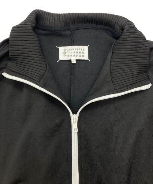 Maison Margiela（メゾンマルジェラ）Maison Margiela (メゾンマルジェラ) Contrast Zip Track Jacket ブラック サイズ:SIZE 50の古着・服飾アイテム