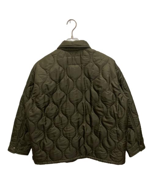 Traditional Weatherwear（トラディショナルウェザーウェア）Traditional Weatherwear (トラディショナルウェザーウェア) Union cover 201 quilt EX.UAGLR カーキ サイズ:SIZE 38の古着・服飾アイテム