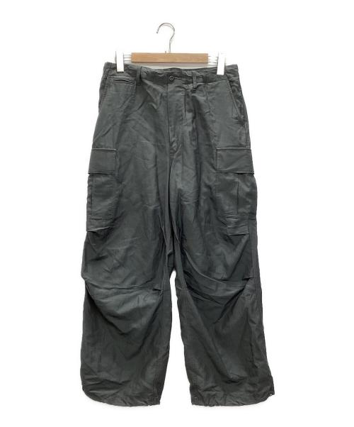 Graphpaper（グラフペーパー）Graphpaper (グラフペーパー) Wool Cupro Military Cargo Pants グレー サイズ:1の古着・服飾アイテム