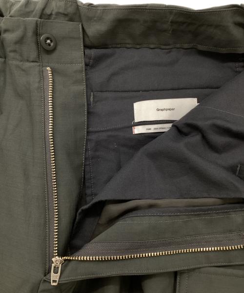 Graphpaper（グラフペーパー）Graphpaper (グラフペーパー) Wool Cupro Military Cargo Pants グレー サイズ:1の古着・服飾アイテム